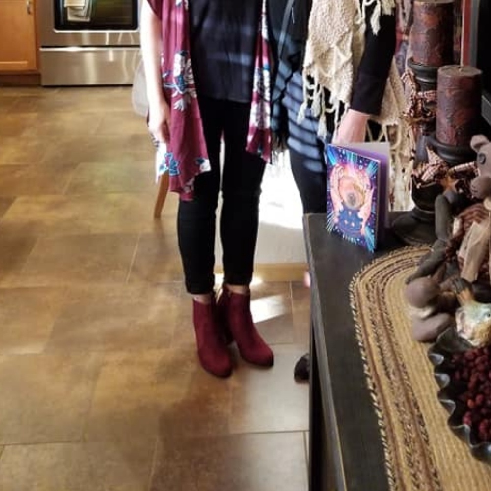 Zip up boots